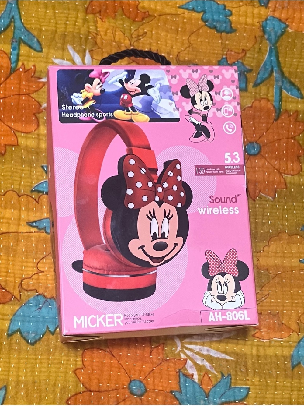 Kid’s Minnie Mouse Wireless Headphones